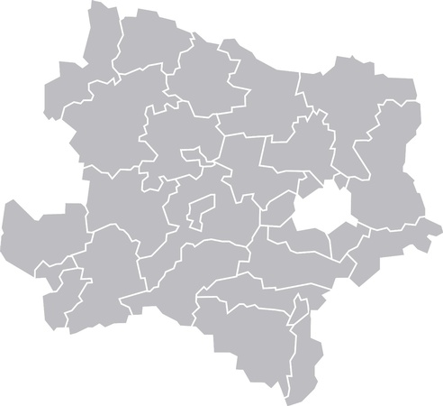 21 Bezirke in Niederösterreich ©  , AK Niederösterreich